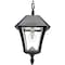 Gama Sonic Baytown II Solar Light Outdoor Pendant Chandelier Hanging Light, Black 105BCX01 - alternate 1